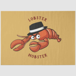 Hummer Mobster 🦞 weiträumiger Mit Augen Niedliche Seidenpapier