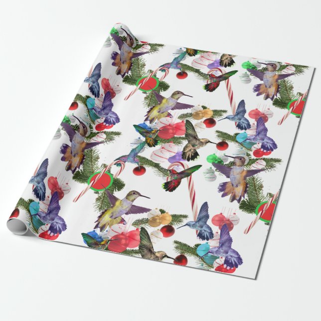 Hummer und Zuckerstangen Geschenkpapier (Ungerollt)