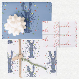 Hummer-Weihnachten Geschenkpapier Set