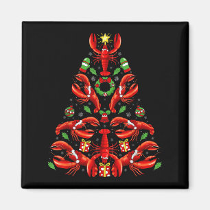 Hummer-Weihnachtsdekoration Santa-Hut Hummer-Weihn Magnet