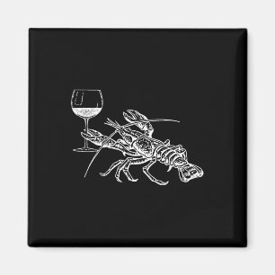Hummer Wein Drink Shirt Funny Beach Cruise Vac Magnet