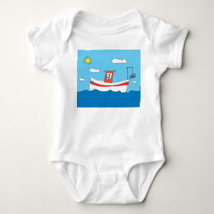 Hummerboot Baby Strampler