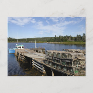 Hummerboot, Mushaboom, Nova Scotia, Kanada Postkarte