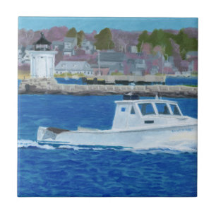 Hummerboot Portland, Maine Fliese