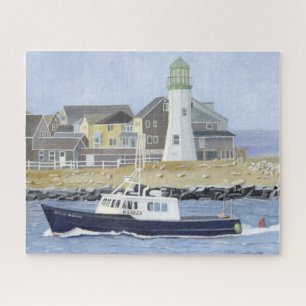 Hummerboot Scituate-Hafen