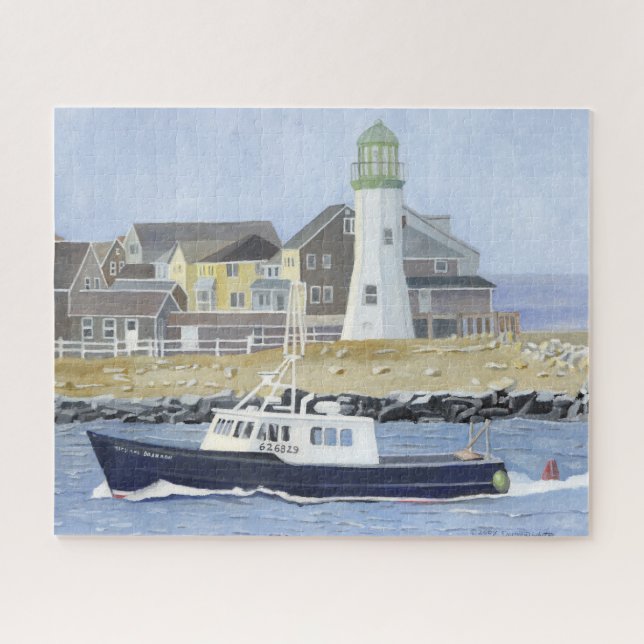 Hummerboot Scituate-Hafen (Horizontal)