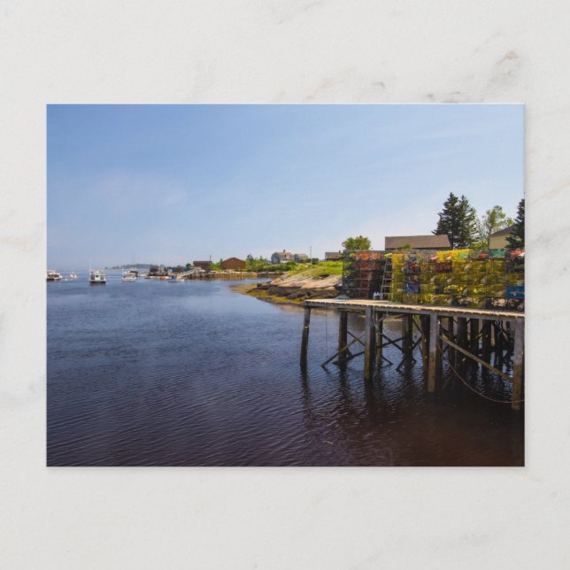 Hummerfallen, Corea, Maine Postkarte (Vorderseite)