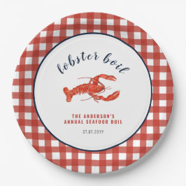 Hummerkochen Summer Family Wiedersehen Pappteller