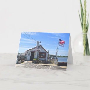 Hummerlandungsnotecard Karte