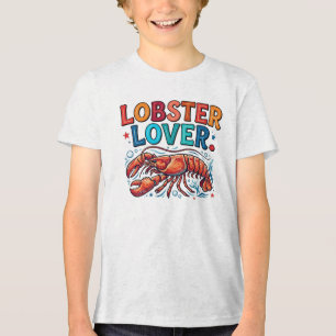 Hummerliebhaber-T-Shirt – Lustiges Seafood-Fan-Gra Tri-Blend Shirt