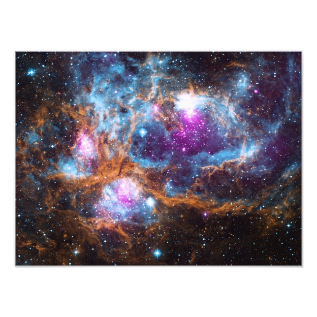 Hummernebel - Cosmic Winter Wonderland Fotodruck (Vorne)