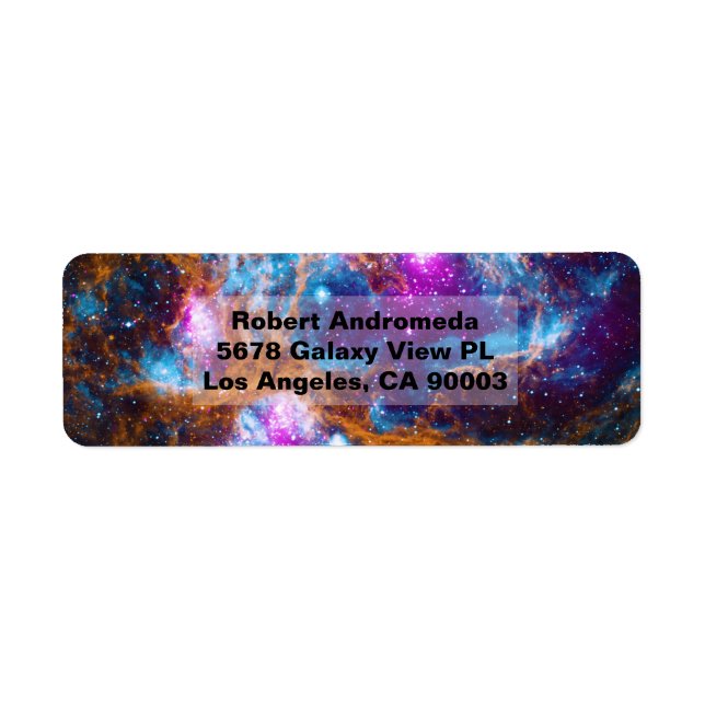 Hummernebel oder NGC 6357, ZGOA, Anschrift (Vorne)