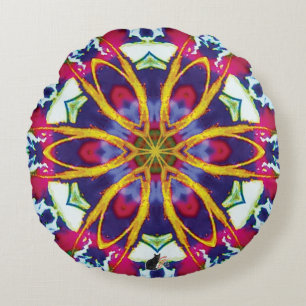 Hummers Kaleidoskop Rundes Kissen