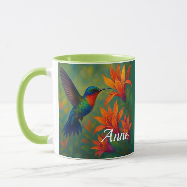 Humming bird coffee Mug Tasse (Links)