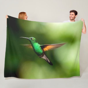 HUMMING BIRD FLEECEDECKE