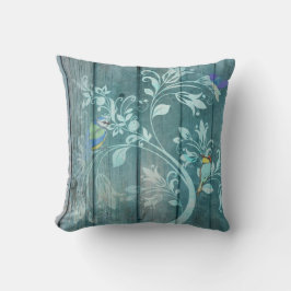 Humming Bird und Blume Kissen