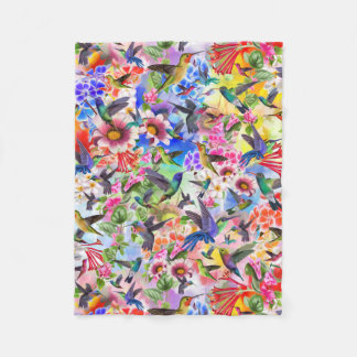 Humming Birnen Floral Fleecedecke