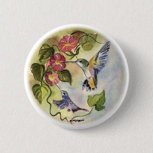 Humming Vögel Button