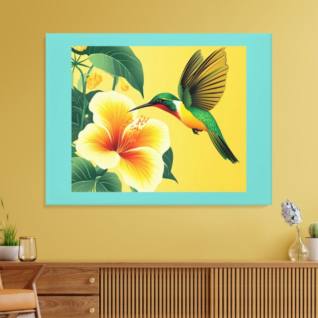 HUMMINGBIRD #1 LEINWANDDRUCK (Insitu (Wohnzimmer))