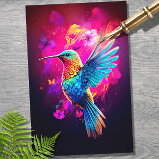 Hummingbird 3 Decoupage Paper Seidenpapier