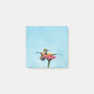Hummingbird Art Art Post It Note Pad Post-it Klebezettel