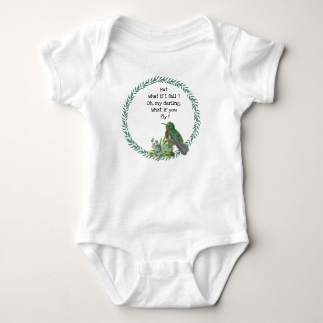 Hummingbird Baby  Baby Strampler (Vorderseite)