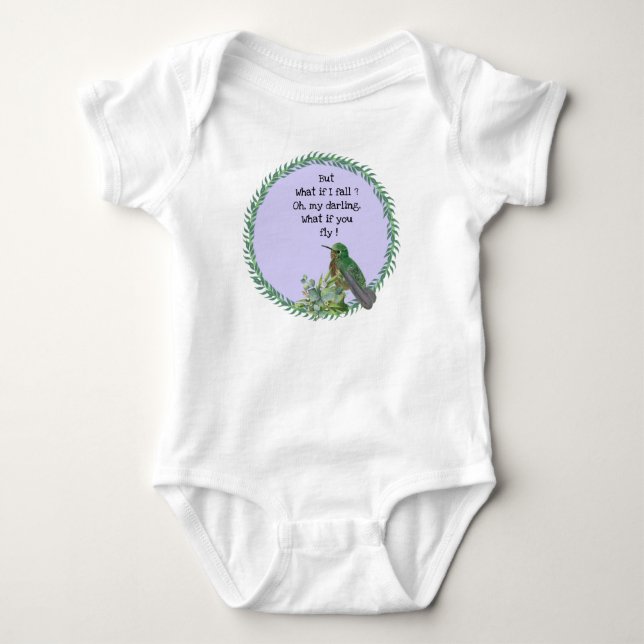 Hummingbird Baby Bodysuit Baby Strampler (Vorderseite)