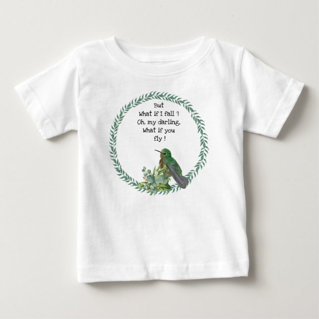 Hummingbird Baby Custom Shirt Kleinkind T - Shirt (Vorderseite)