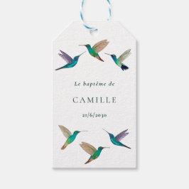 Hummingbird Baptism Geschenkanhänger