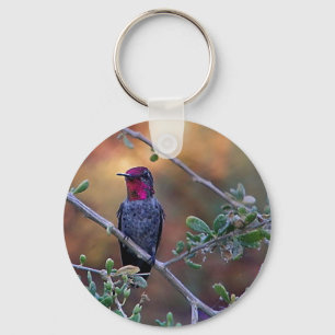 Hummingbird bei Sonnenuntergang Schlüsselanhänger