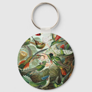 hummingbird bird wildlife classic painting schlüsselanhänger
