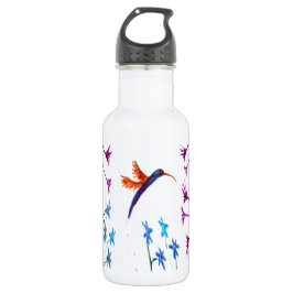 Hummingbird-Blume Edelstahlflasche