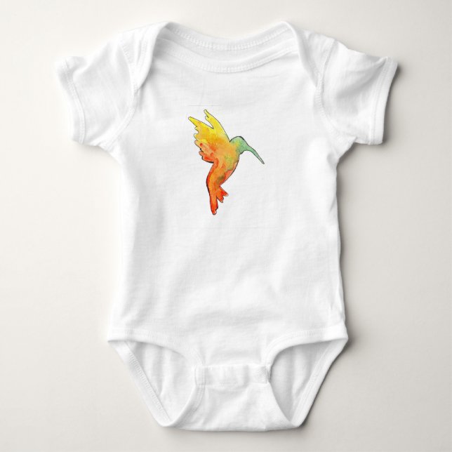 Hummingbird bodysuit baby strampler (Vorderseite)