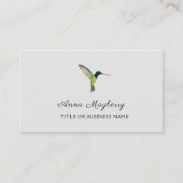 Hummingbird Business Card Visitenkarte