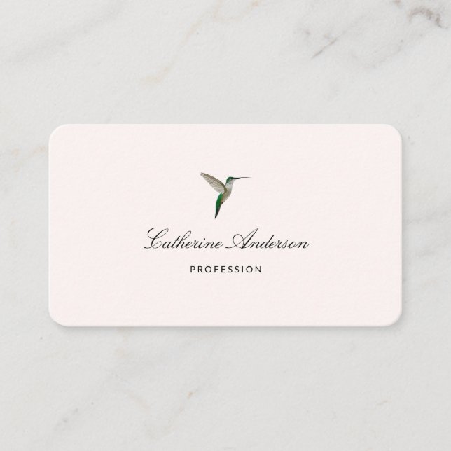Hummingbird Business Card Visitenkarte (Vorderseite)