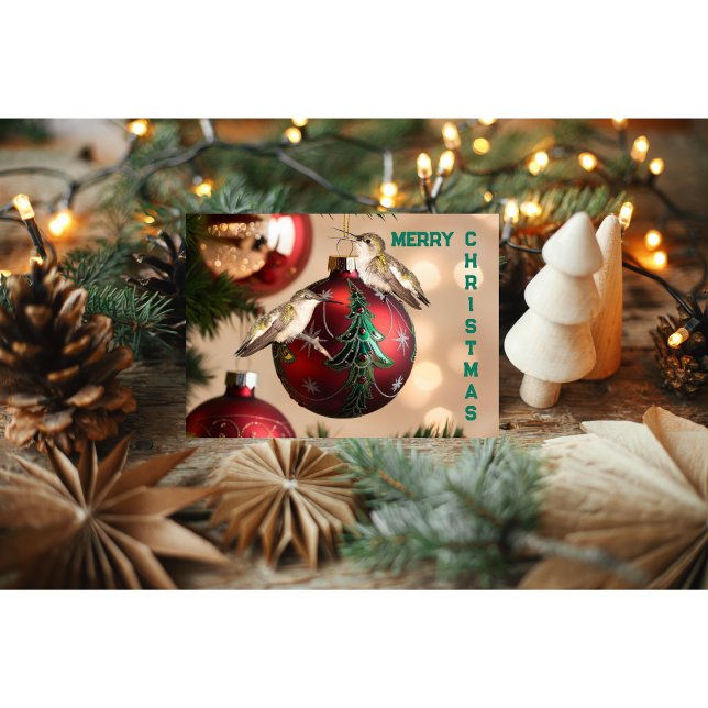 Hummingbird Christmas Card Karte (Von Creator hochgeladen)