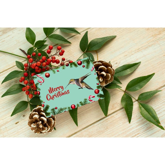 Hummingbird Christmas Card Karte (Von Creator hochgeladen)