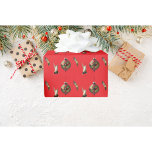 Hummingbird Christmas Geschenk Wrap Geschenkpapier<br><div class="desc">Hummingbird Weihnachtswrapping Paper mit Ruby-Throated Hummingbirds. Erstellt mit Foto von Audrey Wenzler von Audreys Kreationen und eine KI erstellt Ornament. Wenn du Kolibris Liebe,  bin ich sicher,  dass du diesen Weihnachtsgeschenk-Wrap Liebe. Es ist eine Art.</div>