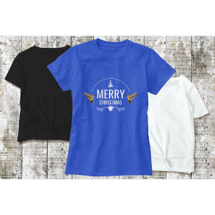 Hummingbird Christmas T - Shirt Blue