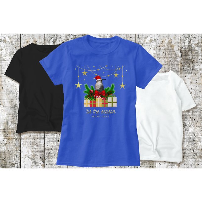 Hummingbird Christmas T - Shirt "Blue" (Von Creator hochgeladen)