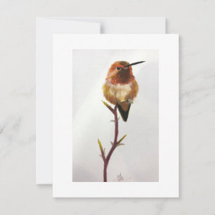 Hummingbird Danke für Ihre Anmerkung/Anmerkung Kar