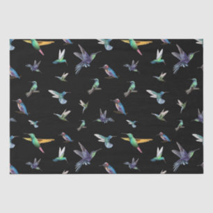 Hummingbird Eisvogel Life Watercolor  Seidenpapier