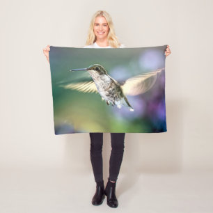 Hummingbird Flying Fleecedecke