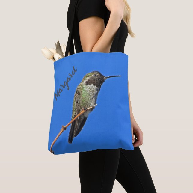 Hummingbird Foto Nature Lover Kleiner farbenfroher Tasche (Von Nahem)