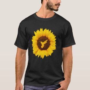 Hummingbird für Damen Thornbill Sonnenblumen Liebe T-Shirt