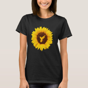 Hummingbird für Damen Thornbill Sonnenblumen Liebe T-Shirt