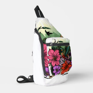Hummingbird Garten Crossbody Bag