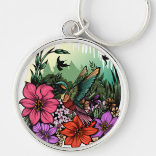 Hummingbird Garten Schlüsselanhänger