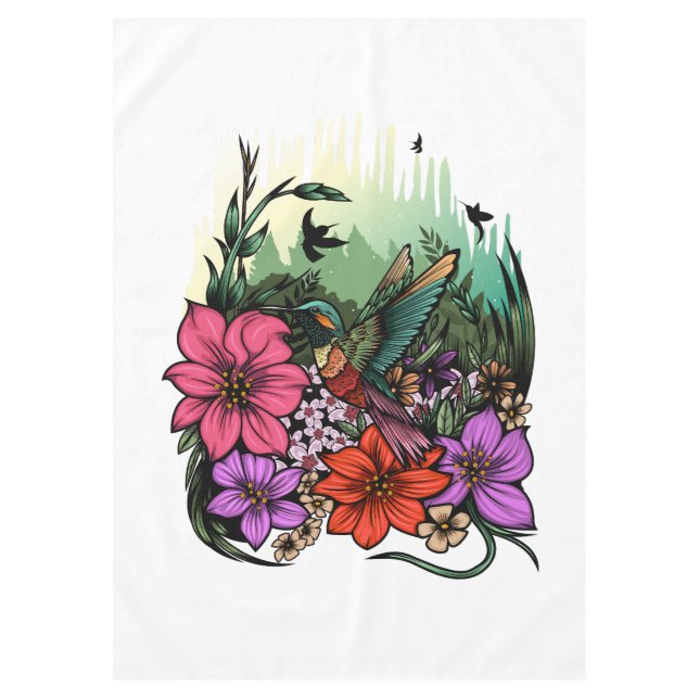 Hummingbird Garten Tischdecke (Vorderseite)