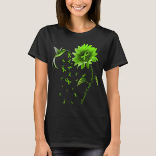 Hummingbird Green Ribbon Mental Health Awareness T-Shirt
